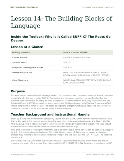 Lesson Plan 14 printable preview
